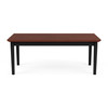 Lesro Lenox Steel Coffee Table, Canyon Cherry LS0840